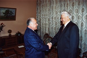 Встреча Б.Н. Ельцина с председателем Правительства РФ В.С. Черномырдиным