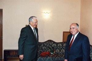 Встреча Б.Н. Ельцина с председателем Правительства РФ В.С. Черномырдиным