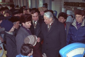 Поездка Бориса Ельцина в Брянскую область, г. Новозыбков