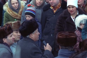 Поездка Бориса Ельцина в Брянскую область, г. Новозыбков