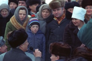 Поездка Бориса Ельцина в Брянскую область, г. Новозыбков