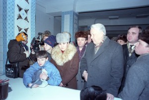 Поездка Бориса Ельцина в Брянскую область, г. Новозыбков