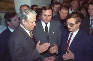 Поездка Бориса Ельцина в Брянскую область, г. Новозыбков