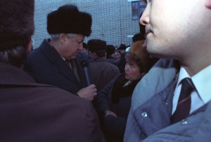 Поездка Бориса Ельцина в Брянскую область, г. Новозыбков