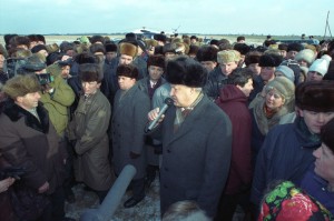 Поездка Бориса Ельцина в Брянскую область, г. Новозыбков