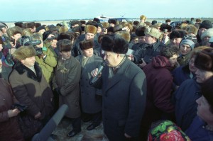 Поездка Бориса Ельцина в Брянскую область, г. Новозыбков