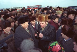 Поездка Бориса Ельцина в Брянскую область, г. Новозыбков