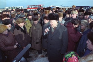Поездка Бориса Ельцина в Брянскую область, г. Новозыбков