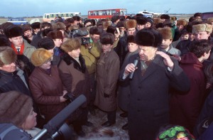 Поездка Бориса Ельцина в Брянскую область, г. Новозыбков