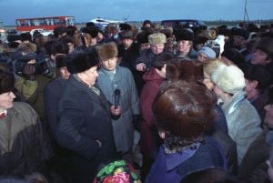 Поездка Бориса Ельцина в Брянскую область, г. Новозыбков