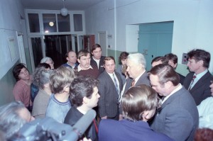 Поездка Бориса Ельцина в Брянскую область, г. Новозыбков