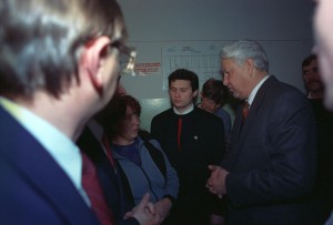 Поездка Бориса Ельцина в Брянскую область, г. Новозыбков