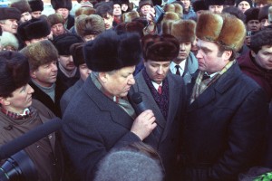 Поездка Бориса Ельцина в Брянскую область, г. Новозыбков