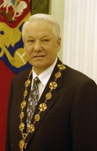 Президент РФ Борис Ельцин в Кремле