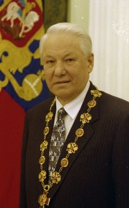 Президент РФ Борис Ельцин в Кремле