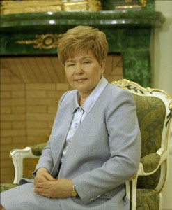 Супруга президента РФ Наина Ельцина в Кремле