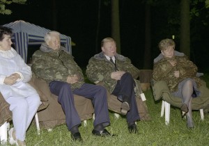 Встреча президента РФ Бориса Ельцина с президентом республики Украина Леонидом Кучмой