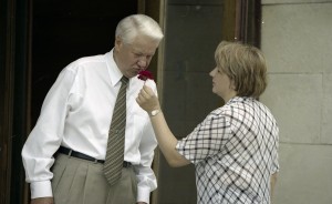 Президент РФ Борис Ельцин на отдыхе. Президент РФ Борис Ельцин с младшей дочерью Татьяной Дьяченко