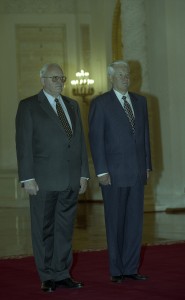 Государственный визит в РФ президента Германии Романа Херцога. Во время встречи