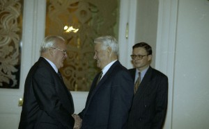 Государственный визит в РФ президента Германии Романа Херцога. Во время встречи