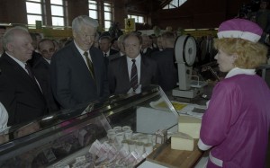 Поездка президента РФ Бориса Ельцина в Орловскую область. Посещение ОАО «Орловская Нива»