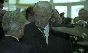 Пребывание президента РФ Бориса Ельцина в Нижнем Новгороде на Всероссийском форуме «Новая Россия» в рамках Нижегородской ярмарки. Во время осмотра Нижегородской ярмарки