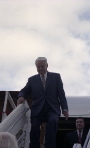 Пребывание президента РФ Бориса Ельцина в г. Страсбурге