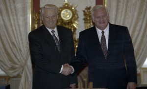 Официальный визит в РФ президента Литвы Альгирдаса Бразаускаса. Перед началом встречи