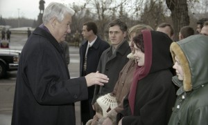 Пребывание президента РФ Бориса Ельцина в Красноярске. Встреча с жителями города