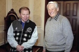 Встреча президента РФ Бориса Ельцина с президентом Украины Леонидом Кучмой