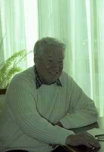 Президент РФ Борис Ельцин во время встречи с председателем Правительства РФ В.С. Черномырдиным