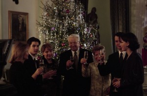 Во время записи Новогоднего обращения президента РФ Бориса Ельцина