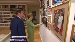 Наина Ельцина дает интервью Сергею Брилеву