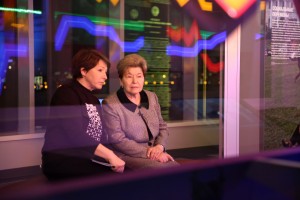 Наина Иосифовна Ельцина и Татьяна Борисовна Юмашева в Ельцин Центре