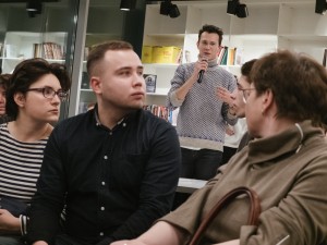 На лекции Бориса Куприянова в магазине Пиотровский, Ельцин Центр, Екатеринбург