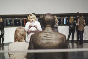 Бронзовая фигура первого президента РФ в музее Бориса Ельцина в Екатеринбурге