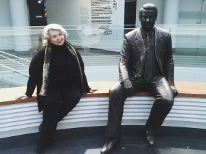 Татьяна Тарасова в Музее Бориса Ельцина в Екатеринбурге