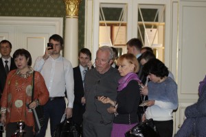 Андрей Макаревич на экскурсии в Музее Бориса Ельцина