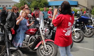 Участники бай-рок-пробега по Уралу