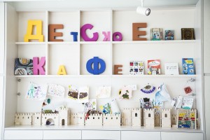 Детское кафе. Интерьер