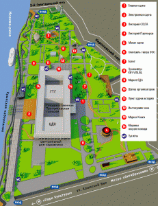 Программа «Остров 1991» в Музеоне/ Карта