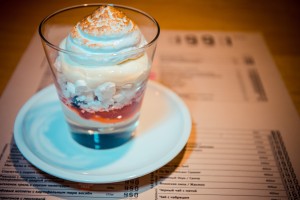 Меню кафе 1991