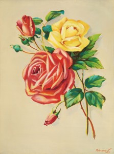 Дубосарский Владимир. «Старая открытка», 2013 год. Холст, масло