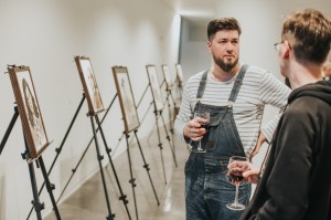 Открытие выставки Алены Дергилевой