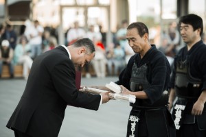 «Путь меча». Показательное выступление и лекция Уэхара Кичио