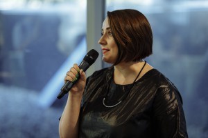 Директор музея Б.Н. Ельцина Дина Сорокина. Открытие выставки «На высоте. Архитектура власти»