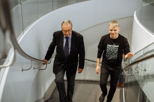 Кшиштоф Занусси в Музее Ельцина