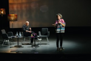 Остров 90-х 2017. Кино-конференц-зал. Разговорный марафон. Анна Наринская, Константин Чернозатонский