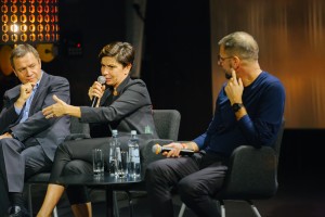 Остров 90-х 2017. Кино-конференц зал. Серебряный дождь. Валентин Юмашев, Наталья Синдеева, Александр Винокуров