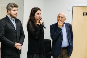 Открытие фотовыставки «Параджанов — территория свободы». Справа — Юрий Мечитов